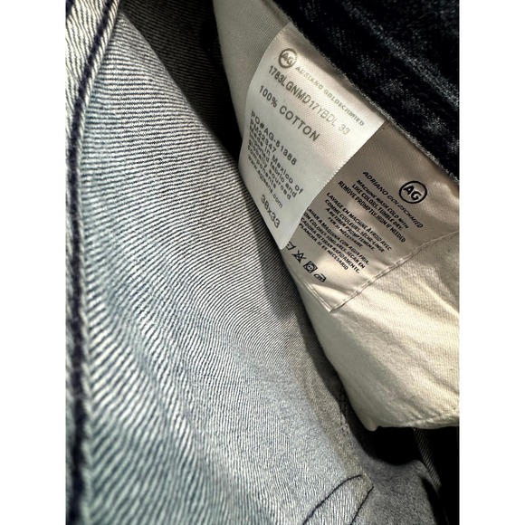 AG Adriano Goldschmied Tellis Modern Slim Distressed‎ Denim Jeans Size 38x33 - Picture 8 of 10